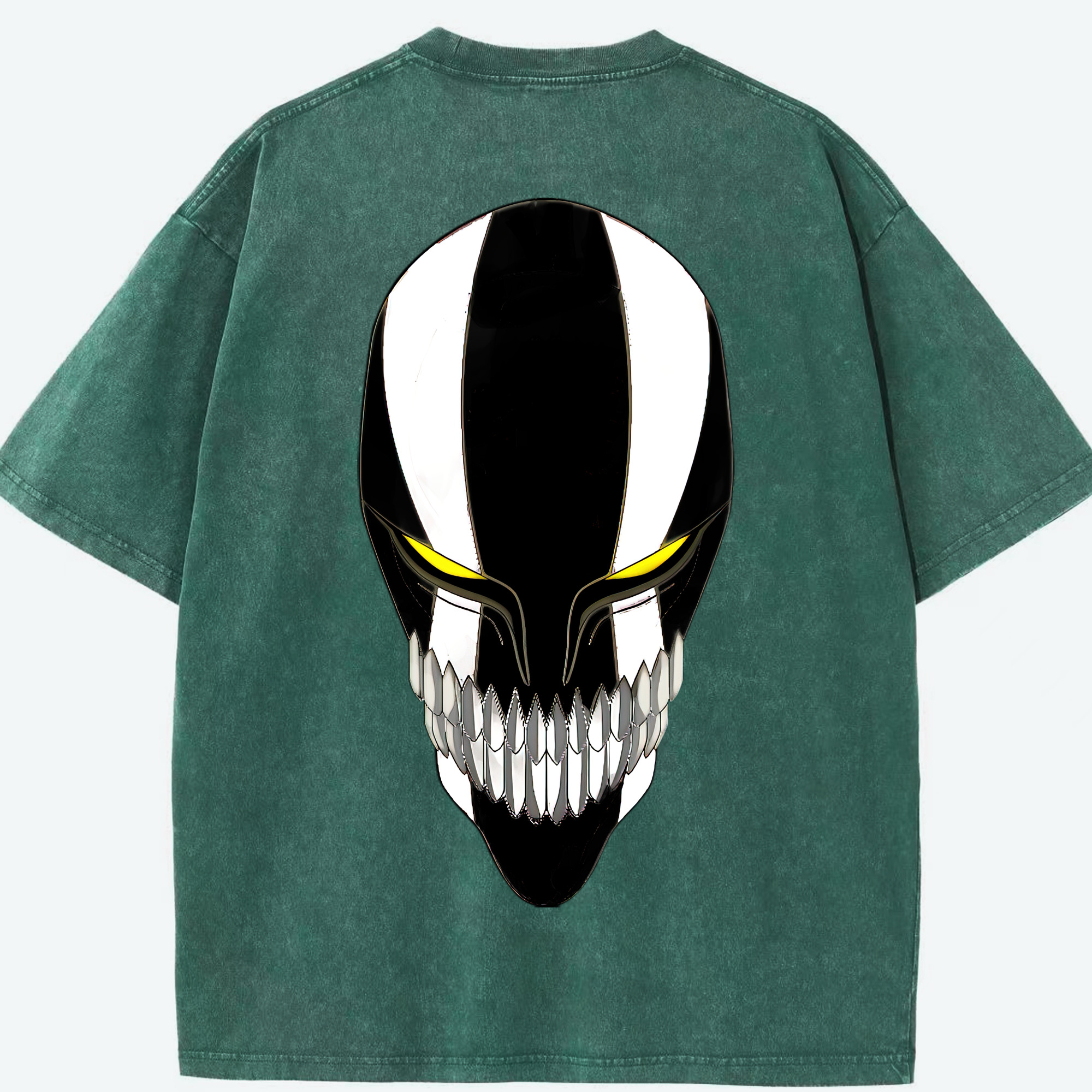 （画像用） ブリーチ 黒崎一護（くろさき いちご）BLEACH Kurosaki Ichigo 綿100% ヴィンテージ風 半袖Tシャツ（背面プリント）
